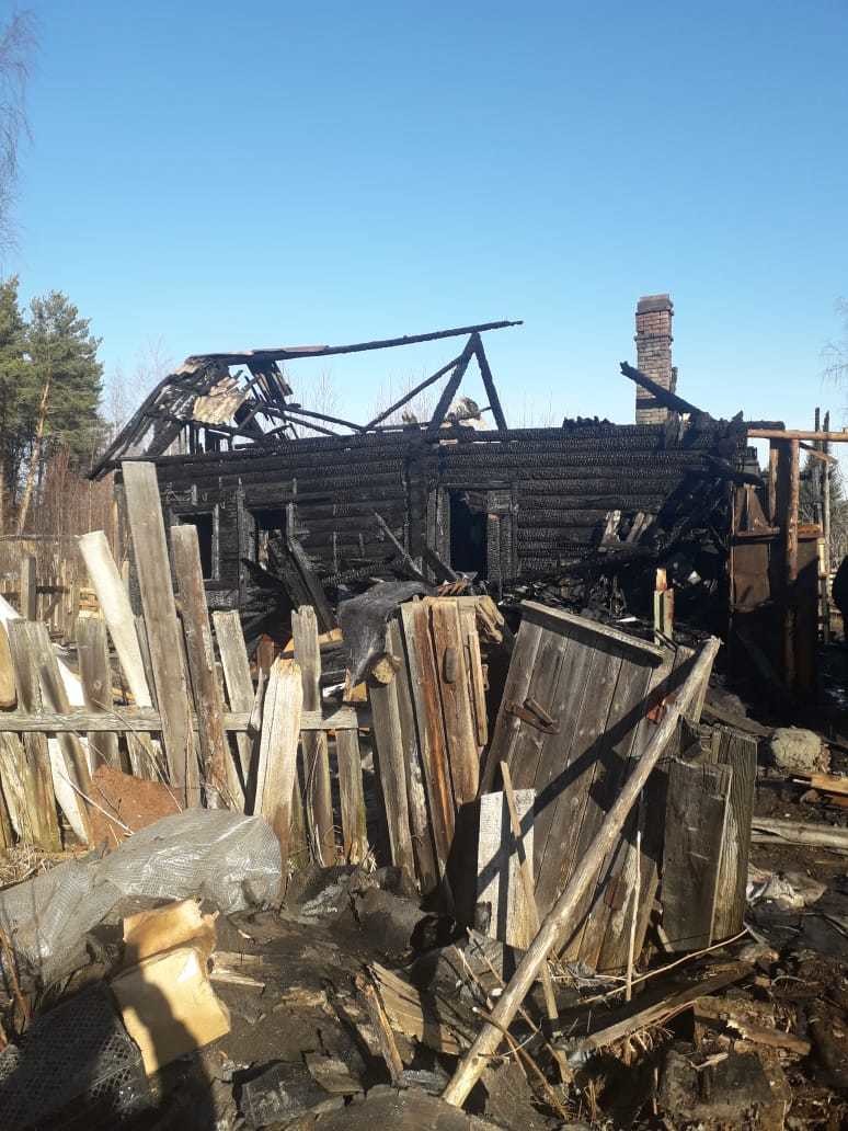 Житель Сольвычегодска по неосторожности допустил смерть двоих детей в пожаре